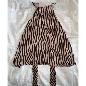Halter Tie Tiger Top